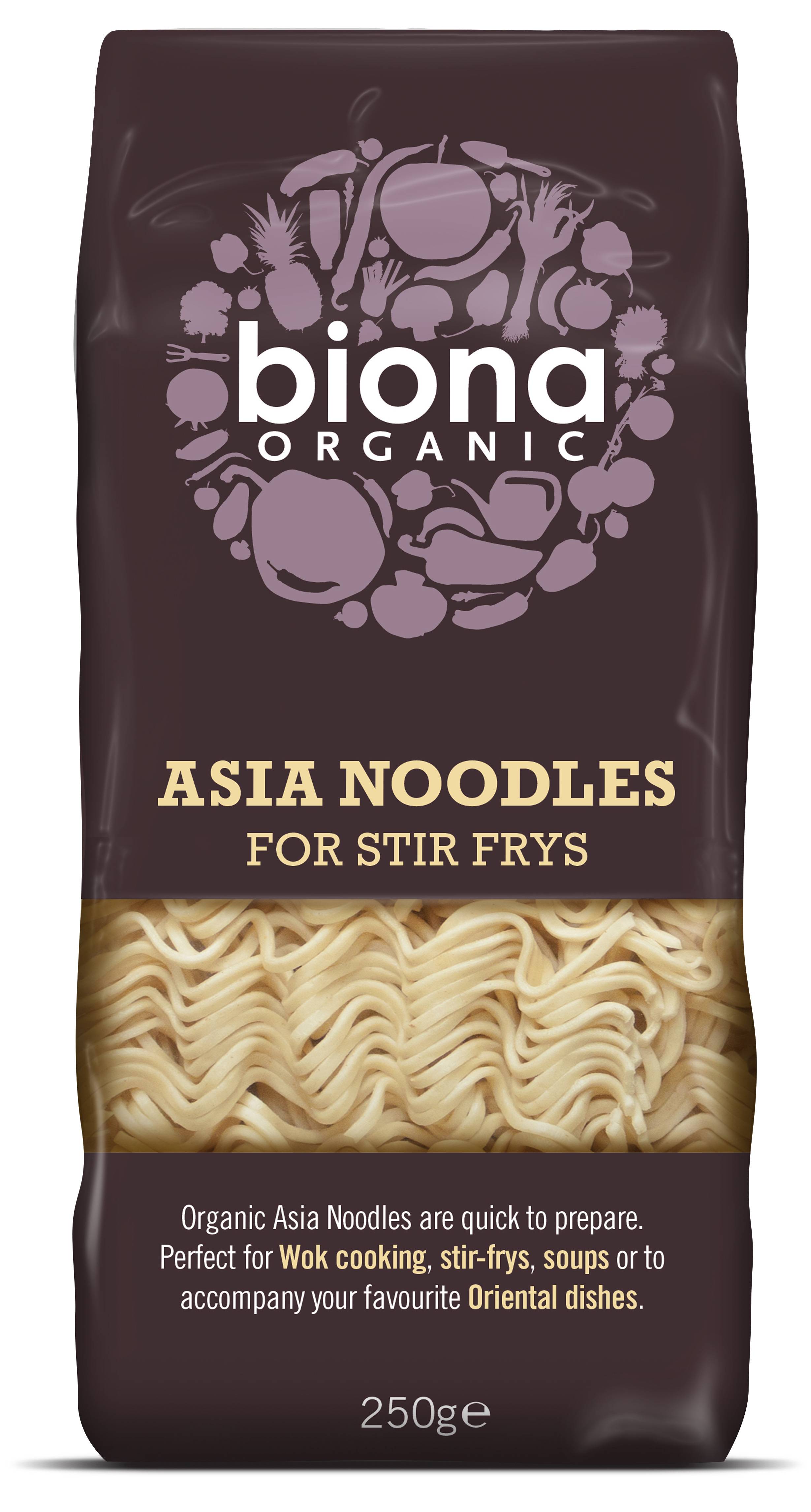 Asia noodles pentru stir fry, eco-bio, 250g - biona