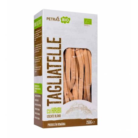 Tagliatele eco-bio din grau dur cu Hribi 250g Petras