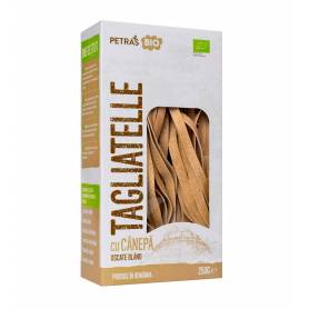 Tagliatele eco-bio din grau dur cu canepa 250g Petras