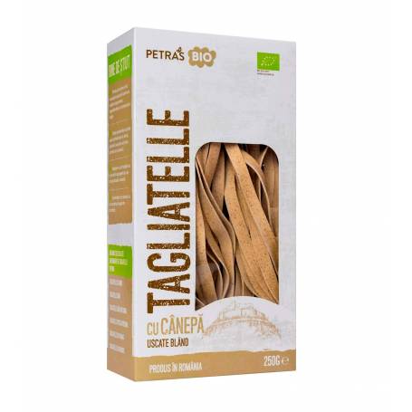 Tagliatele eco-bio din grau dur cu canepa 250g Petras