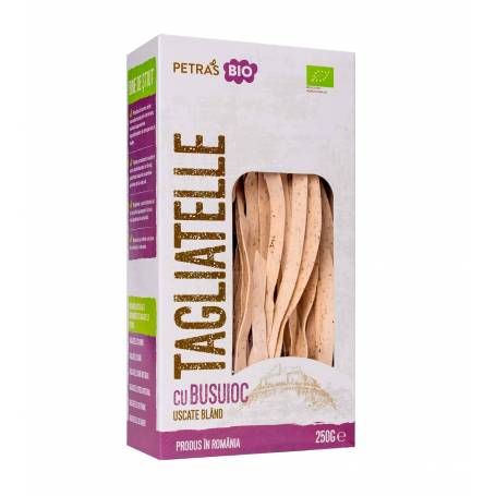 Tagliatele eco-bio din grau dur cu busuioc 250g Petras