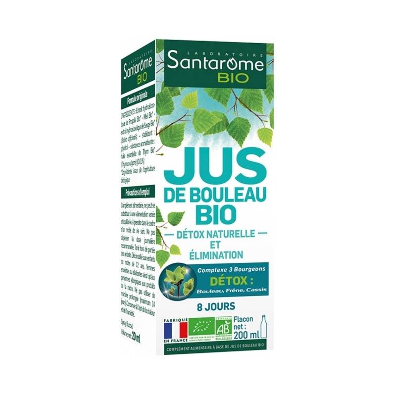 Suc-seva de mesteacan, eco-bio, 200ml - santarome