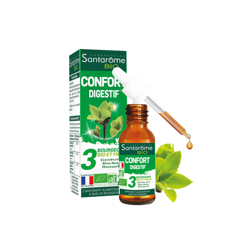 Gemmo Confort Digestif, eco-bio, 30ml - Santarome