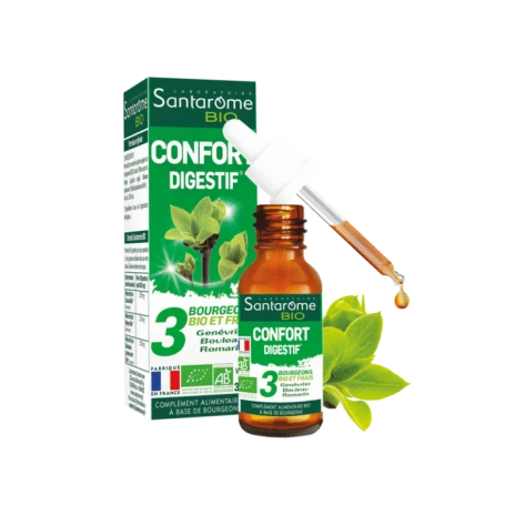 Gemmo Confort Digestif, eco-bio, 30ml - Santarome