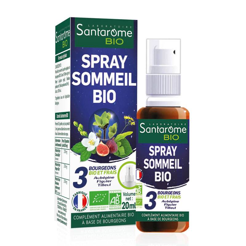 Santarome Nature Spray sommeil complex 3 muguri gemoterapici, eco-bio, 20ml - santarome