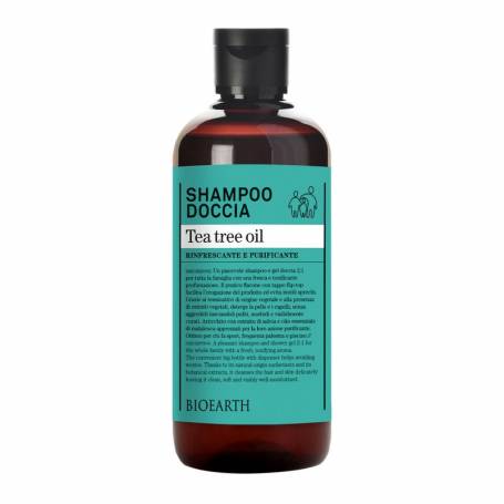 Sampon si gel de dus cu arbore de ceai, 500ml - Bioearth