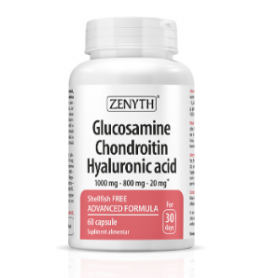 Glucosamine Chondroitin Hyaluronic acid, 30cps - Zenyth