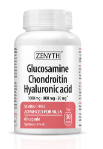 Glucosamine chondroitin hyaluronic acid, 30cps - zenyth