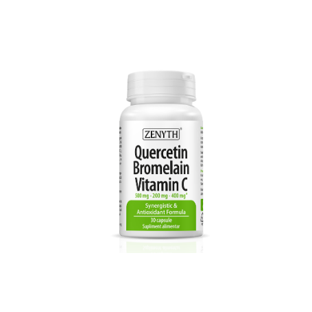 Quercetin Bromelain Vitamin C, 30cps - Zenyth