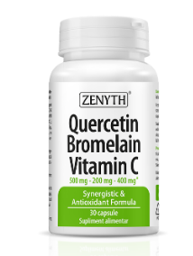 Zenyth Pharmaceuticals Quercetin bromelain vitamin c, 30cps - zenyth