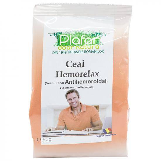 Ceai hemorelax, antihemoroidal, 50g - plafar