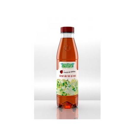 Sirop de tei si soc, 500ml - Plafar