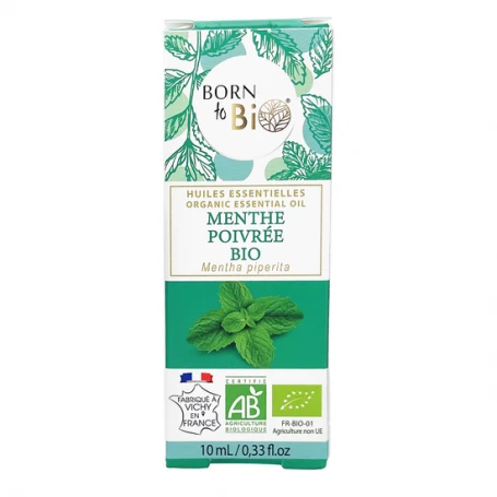 Ulei Esential de Menta Piperita, eco-bio, 10ml - Born to Bio