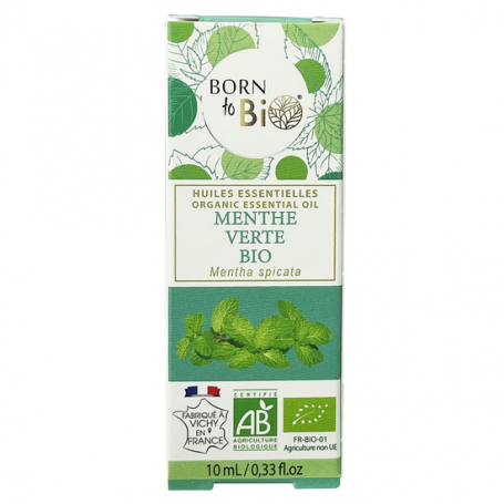 Ulei Esential de Menta Verde, eco-bio, 10ml - Born to Bio