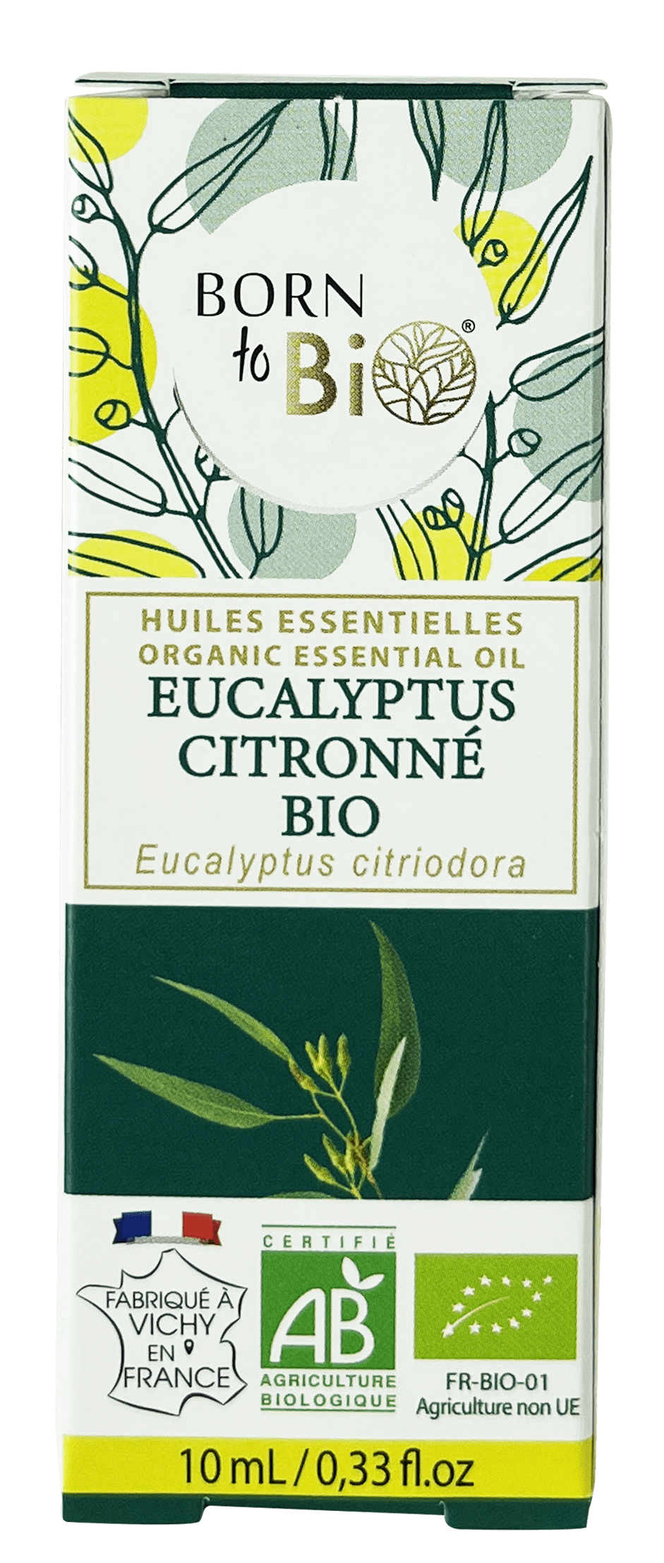 Ulei esential de eucalipt citronat, eco-bio, 10ml - born to bio