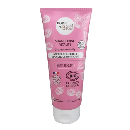 Sampon spumant organic vitalizant, eco-bio, 200ml - Born to Bio