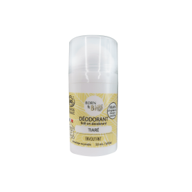 Deodorant roll-on Monoi Tiare, eco-bio, 50ml - Born to Bio