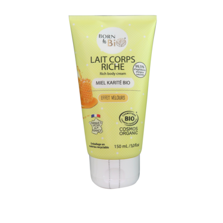 Lapte de corp cremos cu miere shea, eco-bio, 150ml - Born to Bio