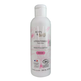 Lotiune tonica cu albastrele si trandafir, eco-bio, 200ml - Born to Bio