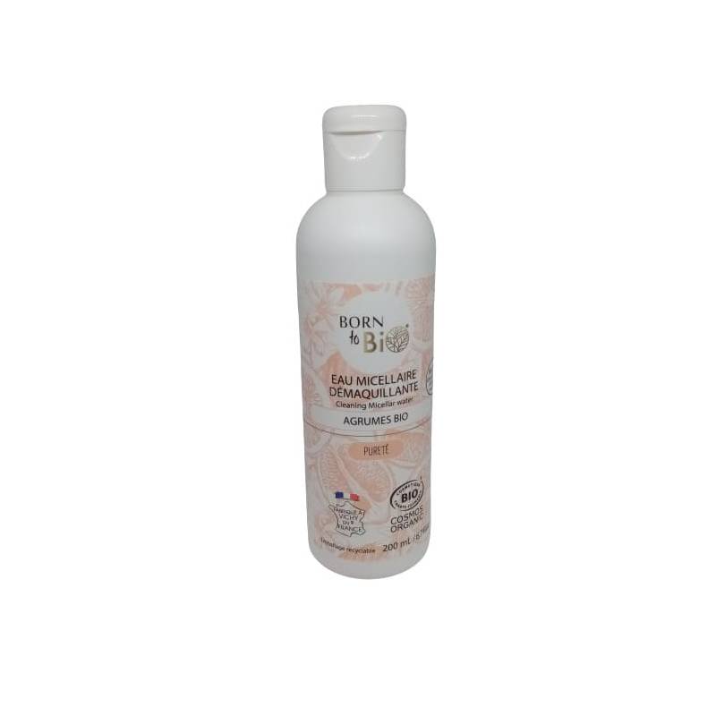 Apa micelara pentru piele mixta si grasa cu citrice, eco-bio, 200ml