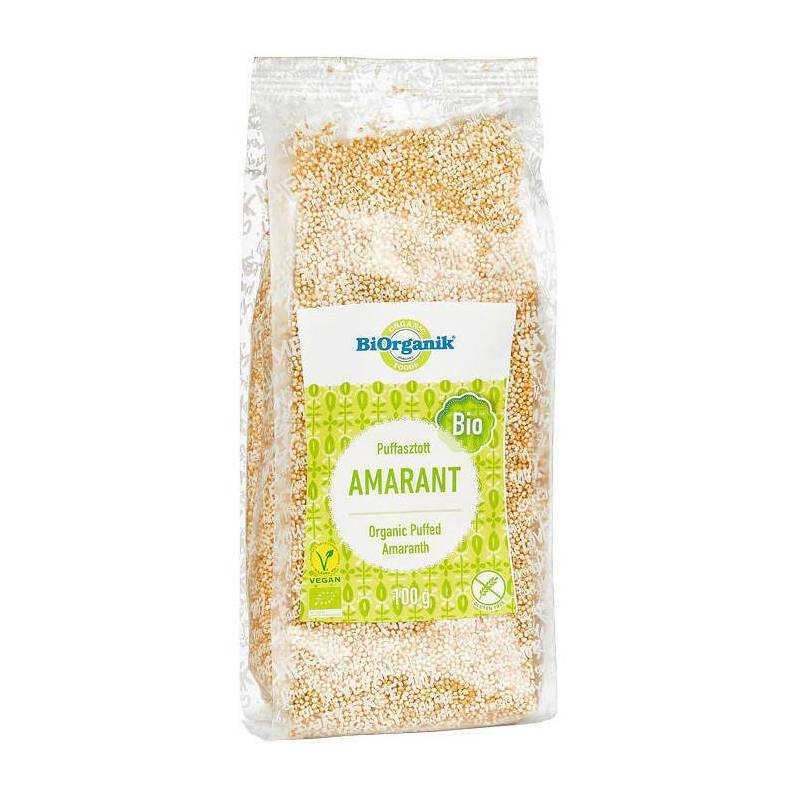 Amaranth expandat, eco-bio, 100g - Biorganik