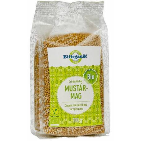 Mustar boabe pentru germinat, eco-bio, 200g - Biorganik