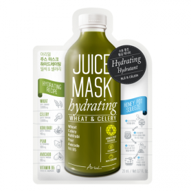 Masca servetel cu grau si telina, Juice Mask Brightening, 20g - Ariul