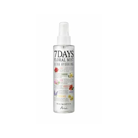 Spray de fata pentru calmarea si echilibrarea tenului, 7Days Floral Mist, 150ml - Ariul