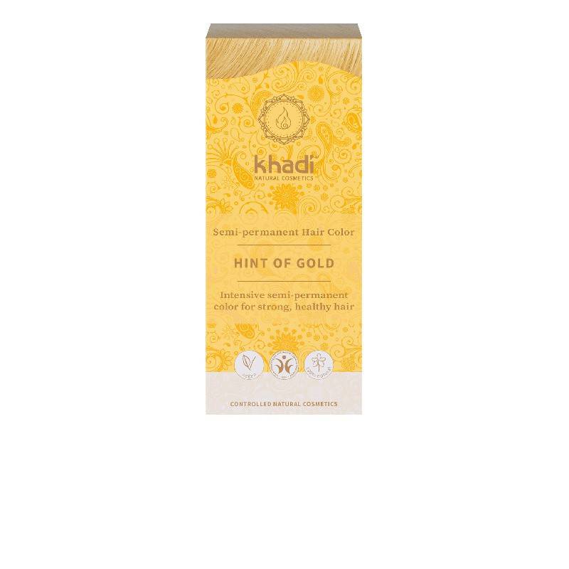 Henna Golden Blond Vopsea de par, 100g - Khadi