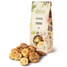 Banane uscate raw, eco-bio, 100g - Lifefood