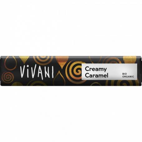 Baton de ciocolata cu caramel cremos, eco-bio, 40g - Vivani