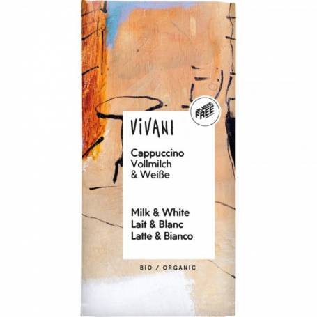 Ciocolata cappuccino, eco-bio, 100g - Vivani