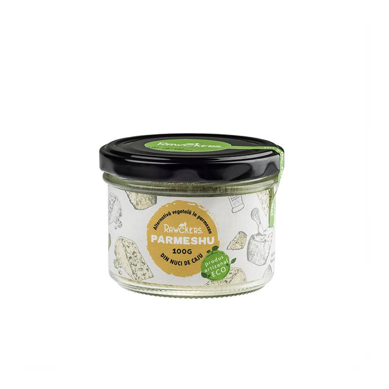 Parmeshu Rawckers alternativa la parmezan, eco-bio, 100g - Rawckers