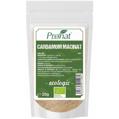 Cardamom macinat Eco-Bio 20g - Pronat