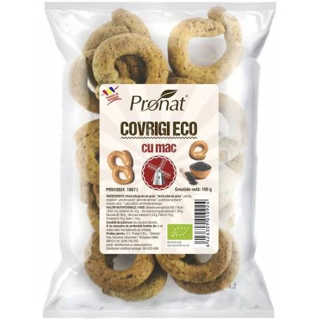 Covrigi cu mac Eco-Bio 100g - Pronat