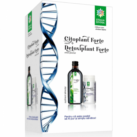 Citoplant forte, 270 capsule si Detoxifiant Forte, 500ml - Steaua Divina