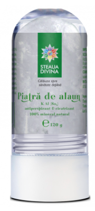 Deodorant stick piatra alaun, 120g - steaua divina