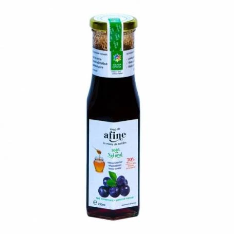 Sirop de Afine cu miere, 230ml - Steaua Divina