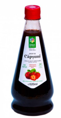 Sirop capsuni, 520ml - Steaua Divina