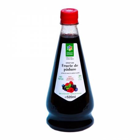 Sirop fructe de padure, 520ml - Steaua Divina