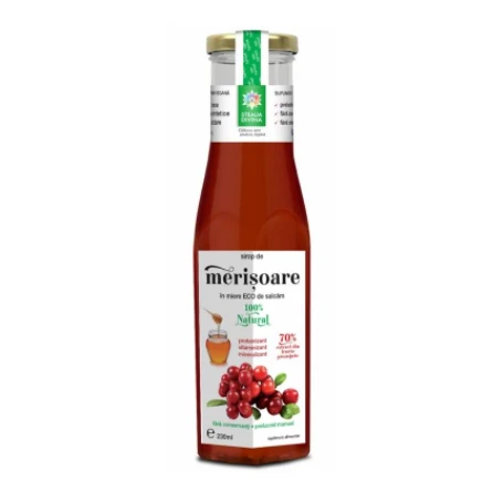 Sirop merisor cu miere, 230ml - Steaua Divina
