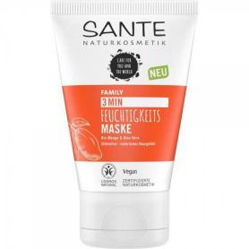 Masca hidratanta in 3 minute cu mango si aloe vera, eco-bio, 100ml - Sante