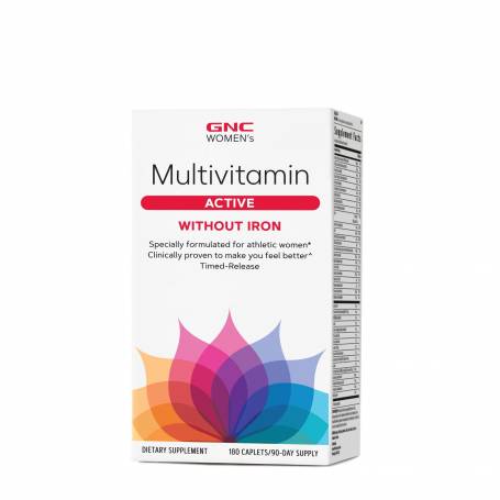 Ultra Mega Active Without Iron, Complex De Multivitamine Pentru Femei Fara Fier, 180tb - Gnc Women's