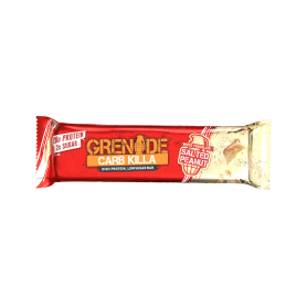 Protein Bar, Baton Proteic, Cu Aroma De Ciocolata Alba Si Arahide Sarate, 60g - Grenade Carb Killa