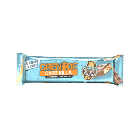 Protein Bar, Baton Proteic, Cu Aroma De Prajitura Cu Bucati De Ciocolata, 60g - Grenade Carb Killa