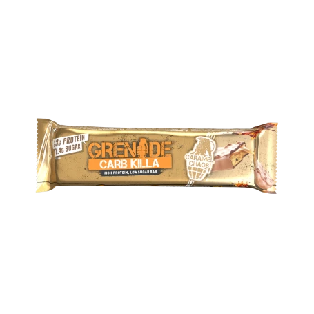 Caramel Chaos, Baton Proteic Cu Aroma De Caramel, 60g - Grenade