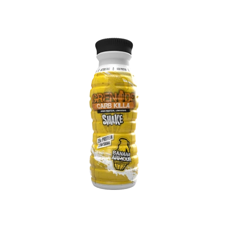Carb Killa Protein Shake, Shake Proteic Rtd Cu Aroma De Banane, 330ml - Grenade