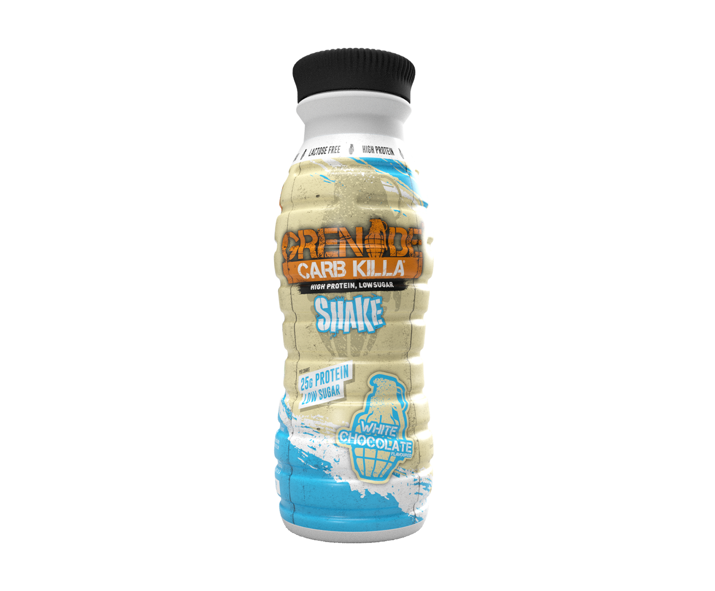 Carb killa protein shake, shake proteic rtd cu aroma de ciocolata alba, 330ml - grenade