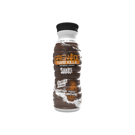 Carb Killa Protein Shake, Shake Proteic Rtd Cu Aroma De Ciocolata Fudge Brownie, 330ml - Grenade