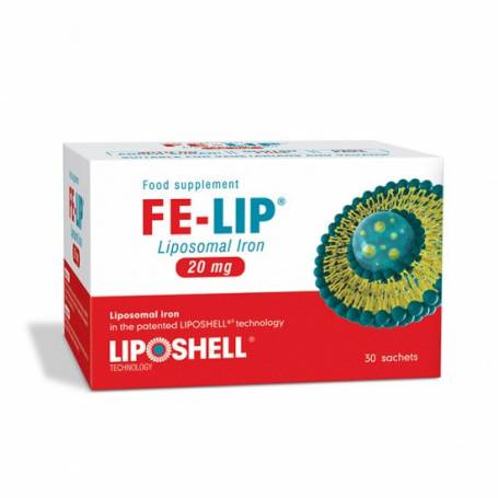 Fier Lipozomal, 20mg, 30Plicuri - LIPOSHELL